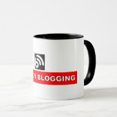 AUF DER Tasse BLOGGING behalten (VorderseiteRechts)
