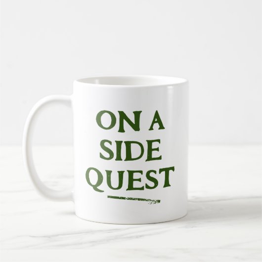 Auf der Tasse der Quest (Links)