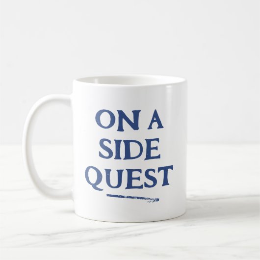 Auf der Tasse der Quest (Links)