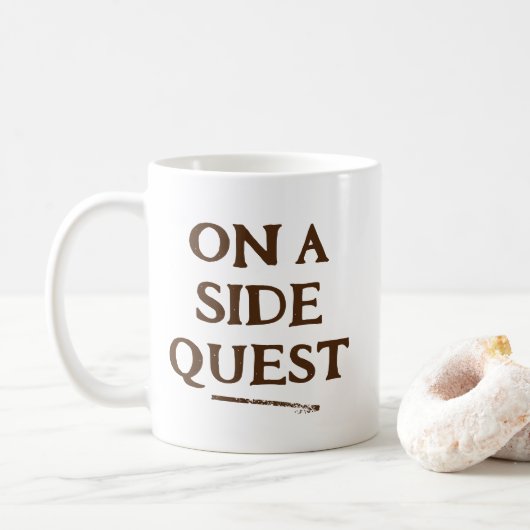Auf der Tasse der Quest (Mit Donut)