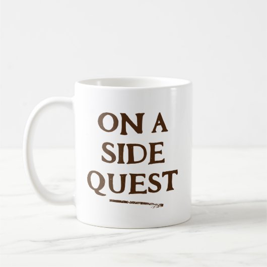 Auf der Tasse der Quest (Links)