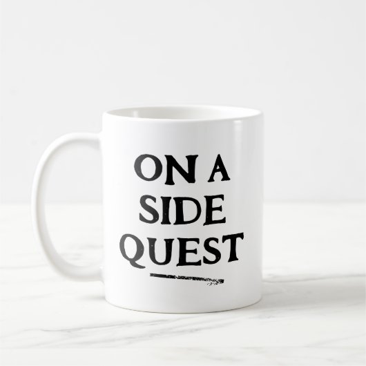 Auf der Tasse der Quest (Links)