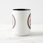 Auf der Tasse für Drinks Kaffee Tee oder Wasser (Zentrum)