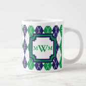 Auf der Tasse "Grüne Raute" (Rechts)