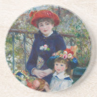 Auf der Terrasse, Impressionistisches Porträt, Ren