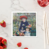 Auf der Terrasse, Impressionistisches Porträt, Ren Serviette (Beispiel)