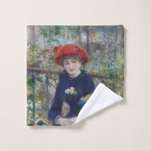 Auf der Terrasse, Impressionistisches Porträt, Ren Waschlappen