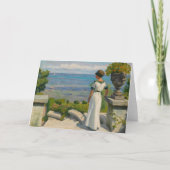 Auf der Terrasse | Paul Fischer Karte (Vorderseite)