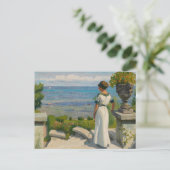 Auf der Terrasse | Paul Fischer Postkarte (Stehend Vorderseite)