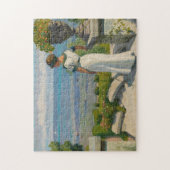 Auf der Terrasse | Paul Fischer Puzzle (Vertikal)