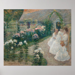 Auf der Terrasse Poster