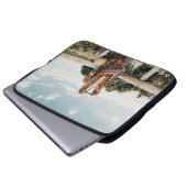 Auf der Terrasse stehend Laptopschutzhülle (Vorne Knopf)