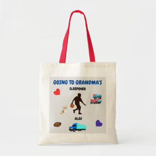 Auf der Tote Tasche zu den Jungs von Oma