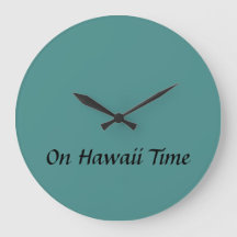 Auf der Uhr der Hawaii-Zeit