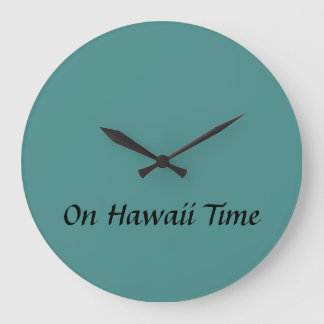 Auf der Uhr der Hawaii-Zeit