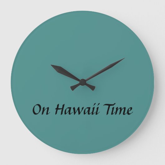 Auf der Uhr der Hawaii-Zeit (Vorderseite)