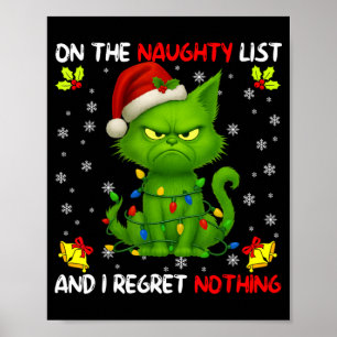 Auf der unartigen Liste und ich bereue nichts Lust Poster