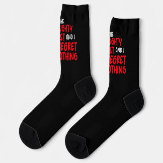 Auf der unartigen Liste und ich bereue nichts Seag Socken