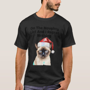 Auf der unheilvollen Liste, und ich bedaure nichts T-Shirt