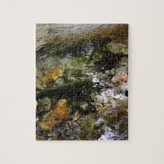 Auf der Unterseite eines Vermont-Bach-Puzzlespiels Puzzle (Vertikal)