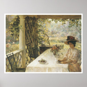 Auf der Veranda, 1908 Poster