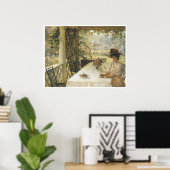 Auf der Veranda, 1908 Poster (Heimbüro)