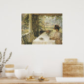 Auf der Veranda, 1908 Poster (Küche)