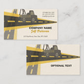 Auf der visitenkarte (Vorne/Hinten)