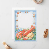 Auf der Wasserfront © Mitteilungskarte (Vorderseite/Rückseite Beispiel)