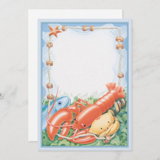 Auf der Wasserfront © Mitteilungskarte (Vorne/Hinten)