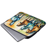 Auf der Weide Laptopschutzhülle (Vorne Knopf)