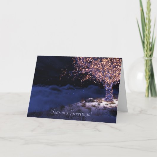 Auf der Weihnachtskarte der Welt Feiertagskarte (Vorderseite)