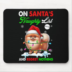 Auf der Weihnachtsliste der Ungläubigen bereut nic Mousepad