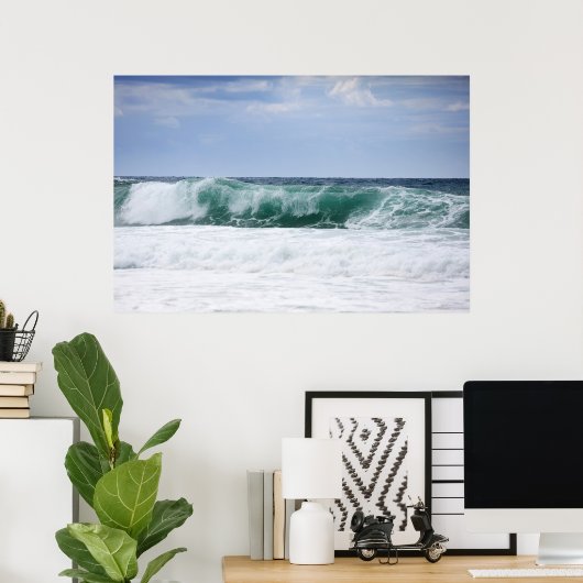 Auf der Welle Poster (Heimbüro)