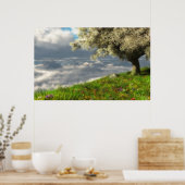 Auf der Weltspitze (Frühjahr) Poster (Küche)