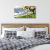 Auf der Weltspitze (Frühling) ramponierte Canvas Leinwanddruck (Insitu (Schlafzimmer))
