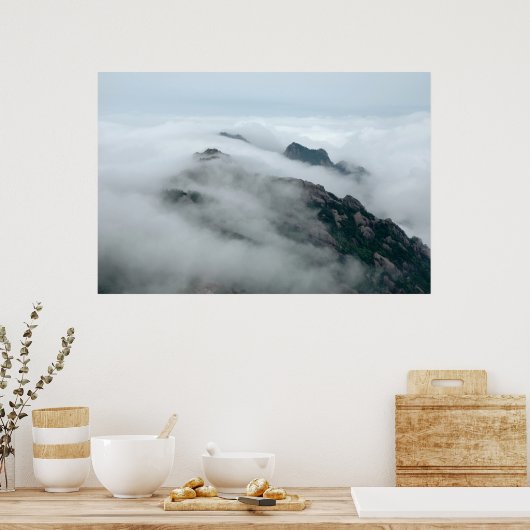 Auf der Weltspitze - Print Poster (Küche)