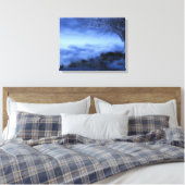 Auf der Weltspitze (Winter) Leinwanddruck (Insitu (Schlafzimmer))