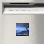Auf der Weltspitze (Winter) Magnet (In Situ (Geschirrspüler))