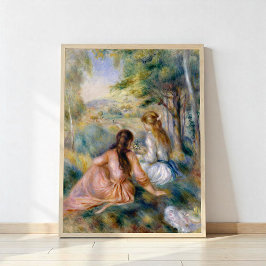 Auf der Wiese, Pierre-Auguste Renoir Poster