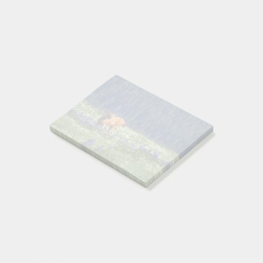 Auf der Wiese Post-it Klebezettel (angewinkelt)