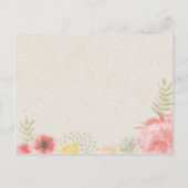 Auf der Wiese Summer Wedding RSVP Postcard Einladungspostkarte (Rückseite)