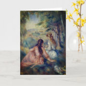 Auf der Wiese von Renoir: Leere Karte (Gelbe Blume)