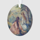 Auf der Wiese von Renoir: Weihnachten Ornament (Vorderseite)