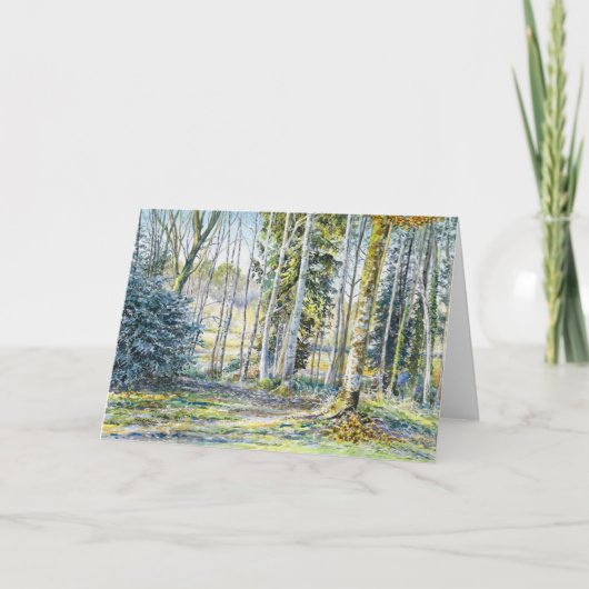 "Auf der Winterkante.." - Dankeskarte (Vorderseite)