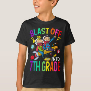 Auf die 7. Klasse zurückspringen in die Schule T-Shirt