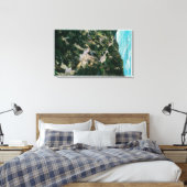 Auf die Alpen, LoweMt. Lowe, CA Leinwanddruck (Insitu (Schlafzimmer))