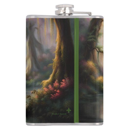 Auf die Bayou Flachmann (Rückseite)