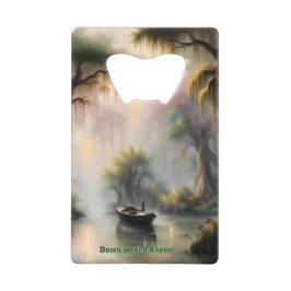 Auf die Bayou Geldbeutel Flaschenöffner