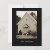 Auf die Kapelle gehen Einladung (Vorderseite)